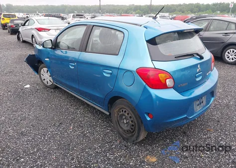 2015 Mitsubishi Mirage De/Rf from USA, damaged, VIN ML32A3HJ6FH045834